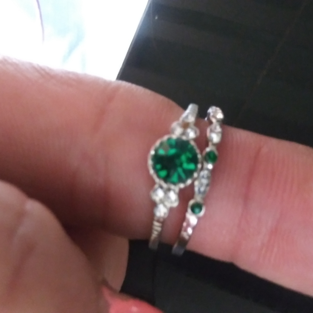 Lady's set 2  birthstone rings